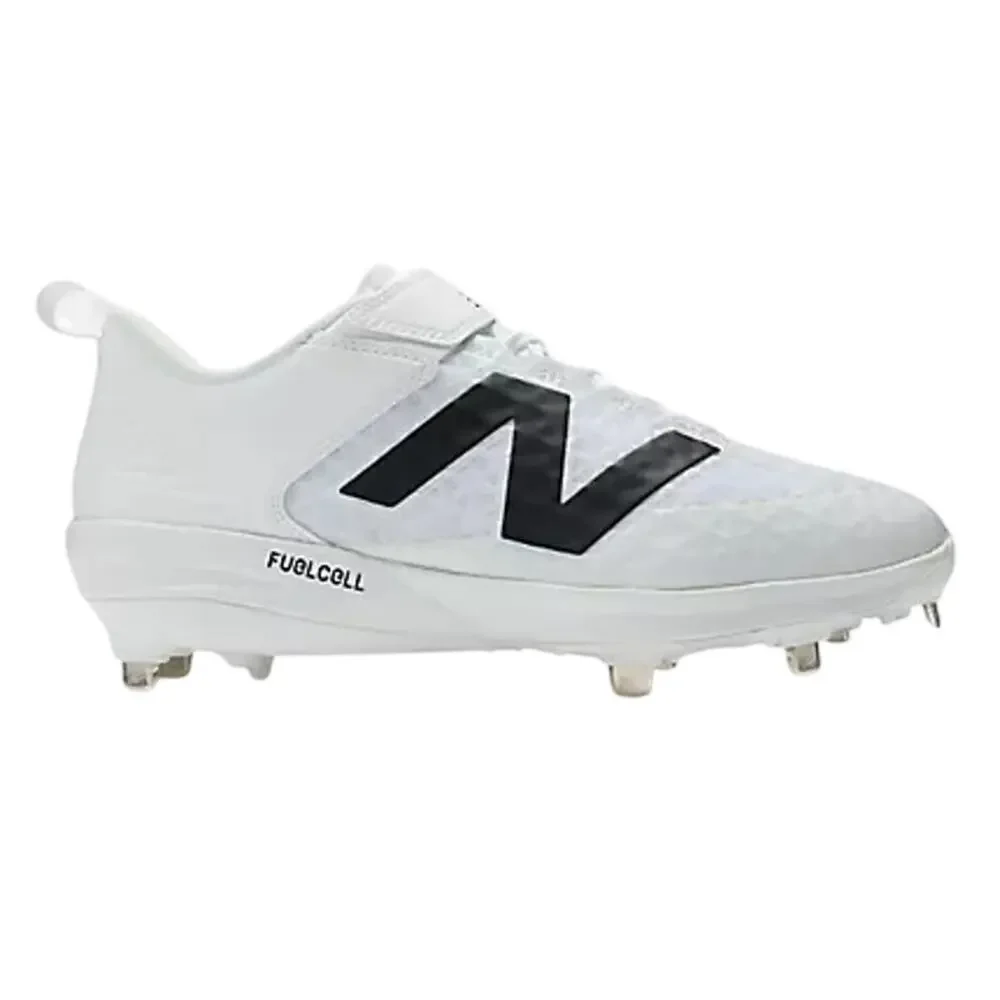New Balance Unisex White Black FuelCell 4040 v8 Cleat Shoes Size M's 10.5/W's 12